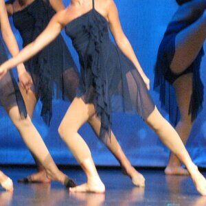 Beautiful blue dance costume